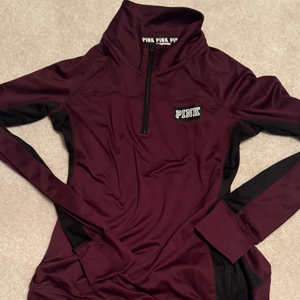 S VS PINK like new Quarter-Zip Pullover